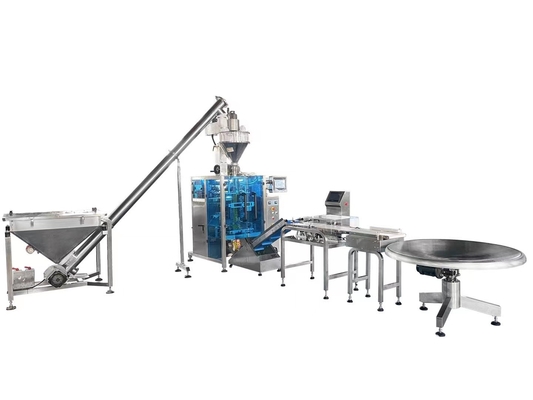 Automatic Quantitative Corn Starch Flour Package Making Machine Production Line 4Kw