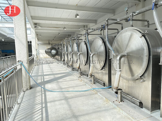Powder Milling Cassava Starch Centrifugal Sieve Processing Equipment High Capacity