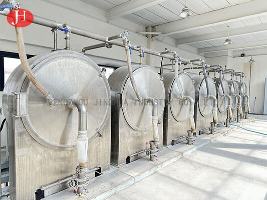 Powder Milling Cassava Starch Centrifugal Sieve Processing Equipment High Capacity