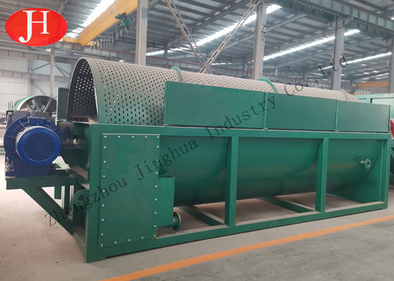 SS Rotary Sweet Potato Starch Washing Machine Sand Removing