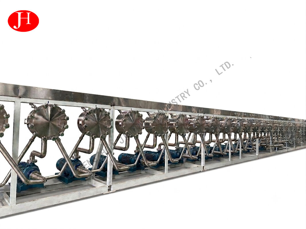 Food Grade Cassava Starch Separator Machine Stainless Steel Root Tuber Starch Extraction Equipment