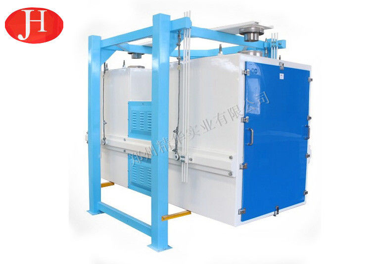 High Efficiency Corn Starch Sifter Machine Large Screen Area Stainless Steel 8 T/H