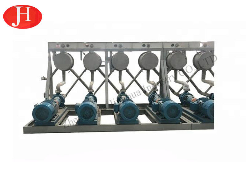 12 T/H Capacity Cassava Starch Processing Line Hycrocyclone Starch Slurry Dehydrator Machine