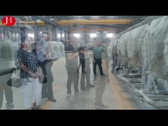 Russian customer visits potato starch equipment processing workshop