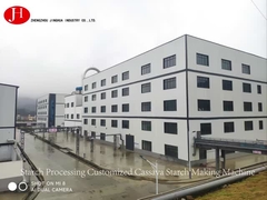 Stainless Steel Cassava Flour Manufacturing / Cassava Flour Equipment Customized Capacity