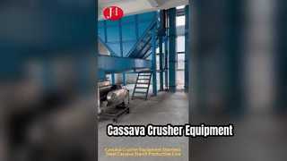 Cassava Crusher Equipment Stainless Steel Cassava Starch Production Line