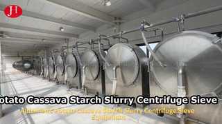 Automatic Potato Cassava Starch Slurry Centrifuge Sieve Equipment