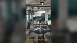 Continuous Processing Type Sweet Potato Flour Machinery Food Flour Grinding Mill Machine